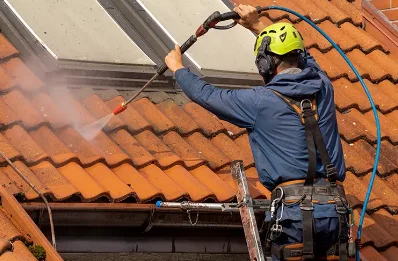 Démoussage et hydrofuge de toiture à Audon